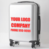 Auto sticker sjabloon. Personaliseer uw sticker (Koffer)