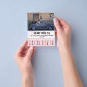 Auto te koop flyer (Hand)