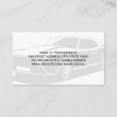 Auto Tech Automotive Logo | moersleutels Visitekaartje (Achterkant)