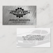 Auto Tech Automotive Logo | moersleutels Visitekaartje (Voorkant / Achterkant)