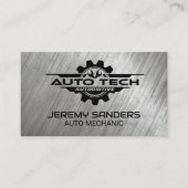 Auto Tech Automotive Logo | moersleutels Visitekaartje (Voorkant)