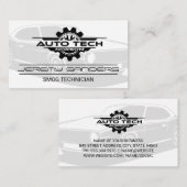 Auto Tech Mechanics | Autohersteldiensten Visitekaartje (Voorkant / Achterkant)