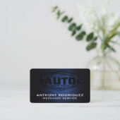Auto Tech monteur | Auto verzorging Visitekaartje (Staand voorkant)
