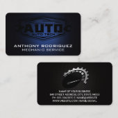 Auto Tech monteur | Auto verzorging Visitekaartje (Voorkant / Achterkant)