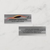 Auto Tech Repair Logo | Autodiensten Mini Visitekaartje (Voorkant / Achterkant)