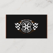 Auto Technicien Auto Mechanische Reparatie Shop Se Visitekaartje (Voorkant)