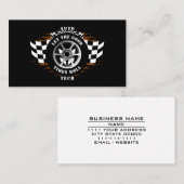 Auto-technicus Mechanic Car Sales Parts Service Visitekaartje (Voorkant / Achterkant)