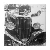 auto tegeltje (Voorkant)