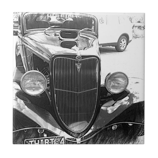 auto tegeltje (Voorkant)