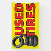 Auto Tire Shop Used Tires For Sale  Spandoek (Verticaal)