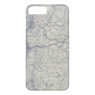 Auto Trails Map bij Rand McNally Officieel 1925 iPhone 8/7 Plus Hoesje