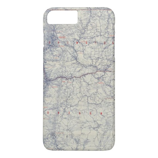 Auto Trails Map bij Rand McNally Officieel 1925 Case-Mate iPhone Case (Achterkant)