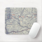 Auto Trails Map bij Rand McNally Officieel 1925 Muismat (Met muis)