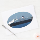 Auto Transporter Galicia Ovale Sticker (Envelop)