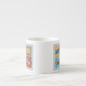 Auto, trui, voetbal en drumstel espresso kop (Voorkant)