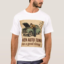 Auto tune grappige T-shirt