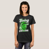 Auto Tuner Outfit Auto Mechanic Racing Auto Tuning T-shirt (Voorkant volledig)