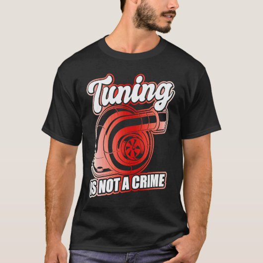 Auto Tuner Outfit Auto Monteur Racen Auto Tuning T-shirt (Voorkant)