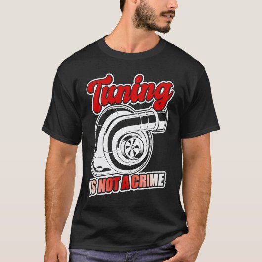Auto Tuner Outfit Auto Monteur Racen Auto Tuning   T-shirt (Voorkant)