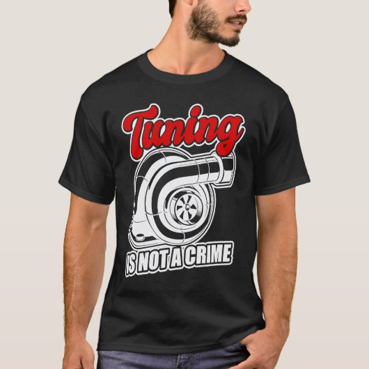 Auto Tuner Outfit Auto Monteur Racen Auto Tuning T-shirt (Voorkant)