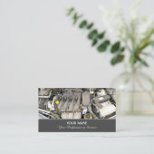 Auto-tuningexperts en raceprofessionals visitekaartje (Staand voorkant)