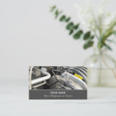 Auto-tuningexperts en raceprofessionals visitekaartje (Staand voorkant)