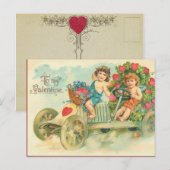  Auto Valentijn Briefkaart (Voorkant / Achterkant)