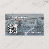 Auto Venster Tinting Custom QR Visitekaartje (Voorkant)