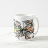 Auto: Verdunde voertuigen Koffiemok (Voorkant rechts)