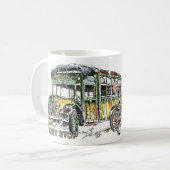 Auto: Verdunde voertuigen Koffiemok (Voorkant links)