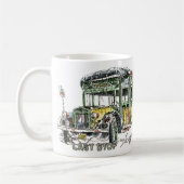 Auto: Verdunde voertuigen Koffiemok (Links)