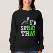 Auto-verfspuitmiddel pistool autocarverf trui (Voorkant)