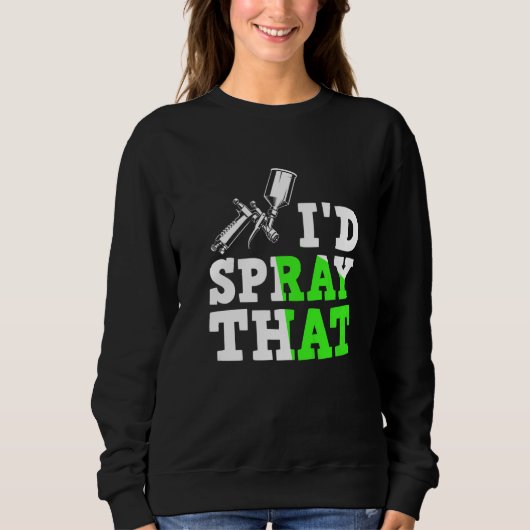 Auto-verfspuitmiddel pistool autocarverf trui (Voorkant)