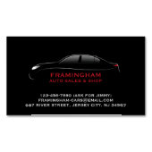 Auto Verkoop Body Shop Magnetisch Visitekaartje (Voorkant)