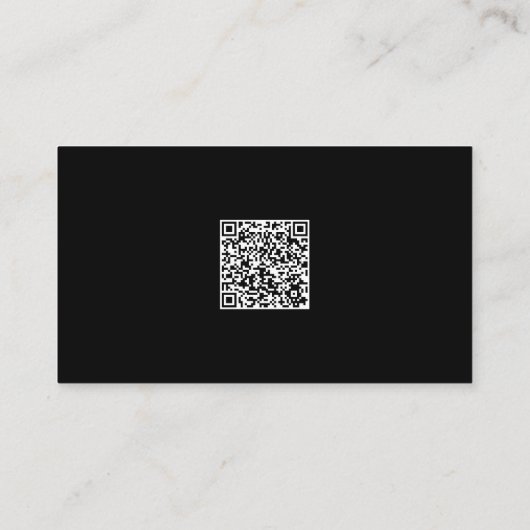 Auto Verkoop of Auto Driver Zwart Visitekaartje (Achterkant)