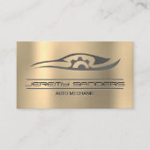 Auto Versnellingsbak Logo | Mechanicien Visitekaartje (Voorkant)