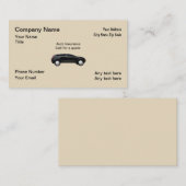 Auto Verzekeringsagent Visitekaartje (Voorkant / Achterkant)