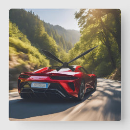AUTO VIERKANTE KLOK