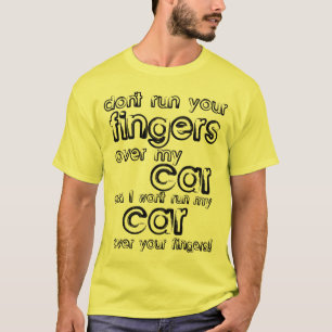 Auto Vingers Grappig T-shirt