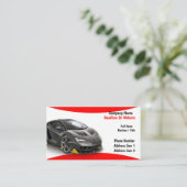 Auto Visitekaartje 102 (Staand voorkant)