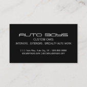 Auto Visitekaartje lezen (Voorkant)