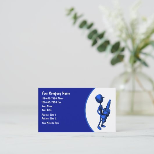 Auto Visitekaartjes (Staand voorkant)