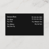 Auto Visitekaartjes (Achterkant)