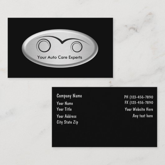 Auto Visitekaartjes (Voorkant / Achterkant)