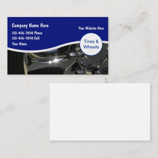 Auto Visitekaartjes (Voorkant / Achterkant)