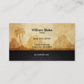 auto-Visitekaartjes Visitekaartje (Achterkant)