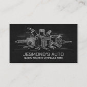 Auto Voertuigreparatie - Mechanic Visitekaartje (Voorkant)