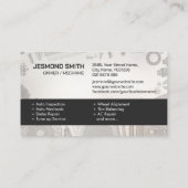 Auto Voertuigreparatie - Mechanic Visitekaartje (Achterkant)