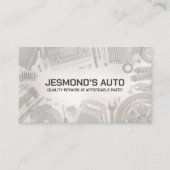 Auto Voertuigreparatie - Mechanic Visitekaartje (Voorkant)