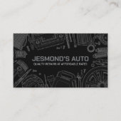 Auto Voertuigreparatie - Mechanic Visitekaartje (Voorkant)